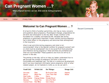 Tablet Screenshot of canpregnantwomen.net